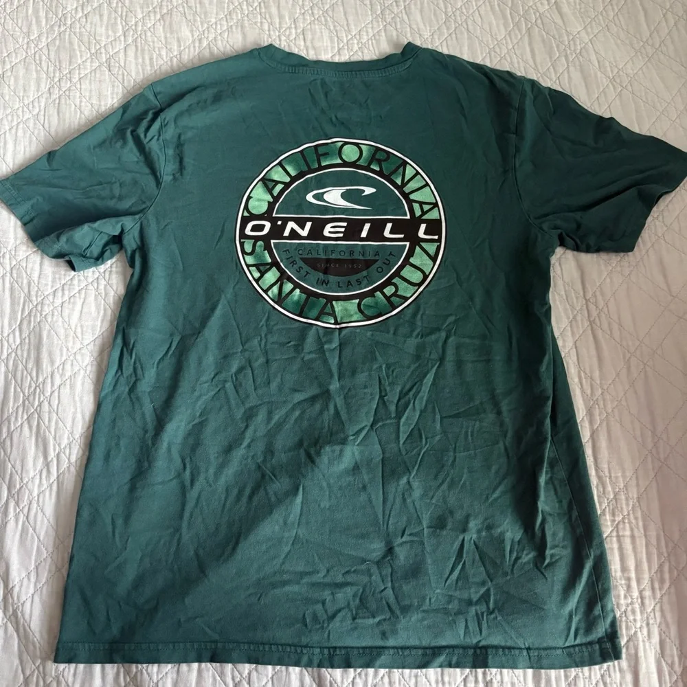 O’Neill Green Men’s Surf Shirt - Picture 5 of 5